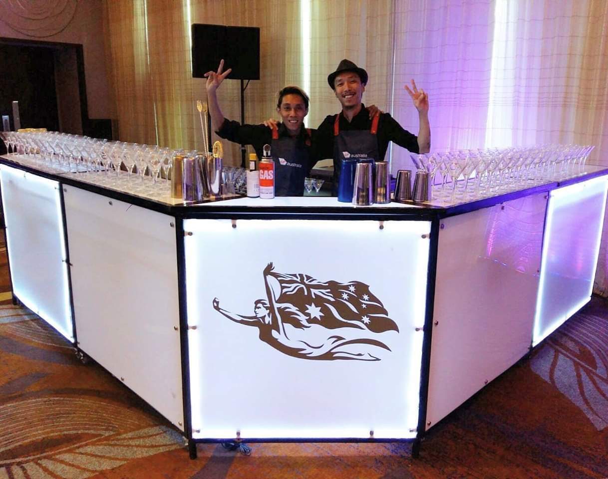 LED mobile bar counter