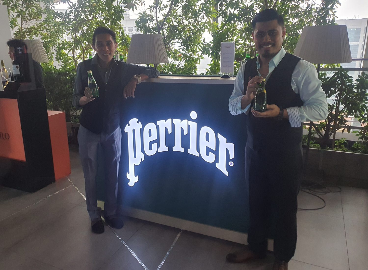 Branded activation bar